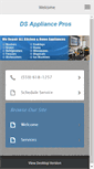 Mobile Screenshot of dsappliancepros.com